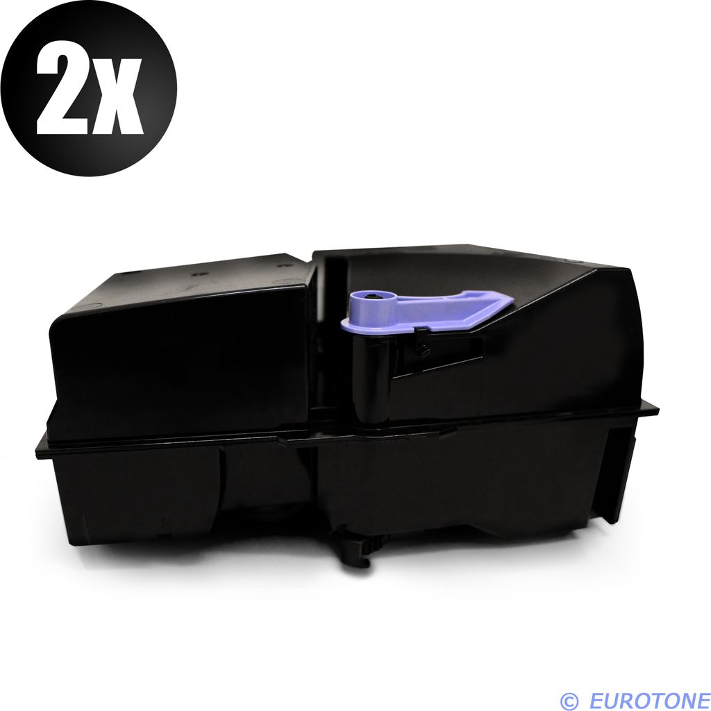 2x Eurotone Toner Alternative für Kyocera 1T02HP0EU0 TK-820K Black Schwarz