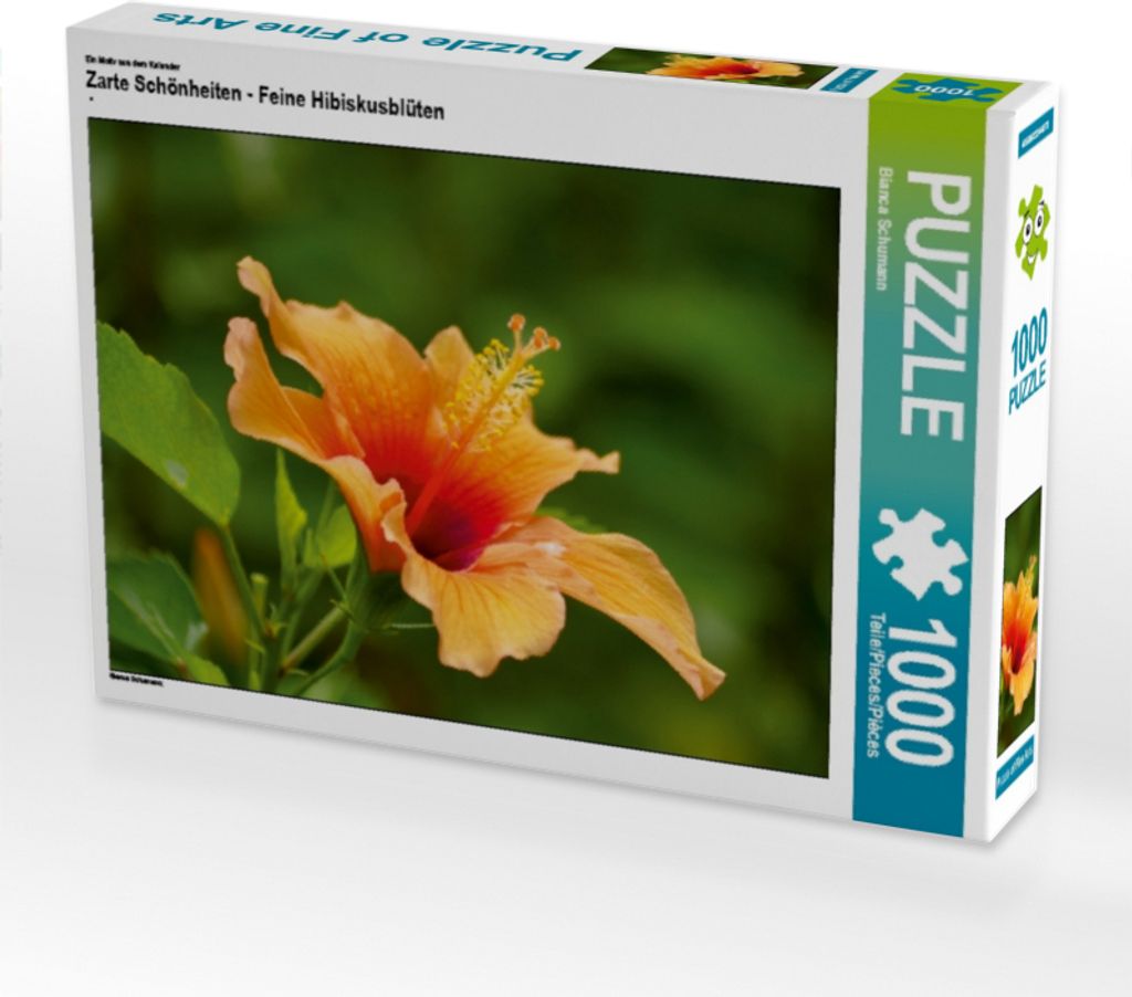 Calvendo Ein Motiv aus dem Kalender Zarte Schönheiten - Feine Hibiskusblüten 1000 Teile Puzzle quer 640x480mm, Schumann Bianca; 7301918