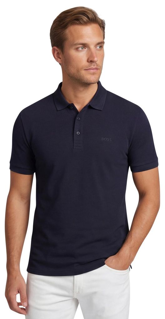 Boss Green Poloshirt Paddy navy Kurzarm