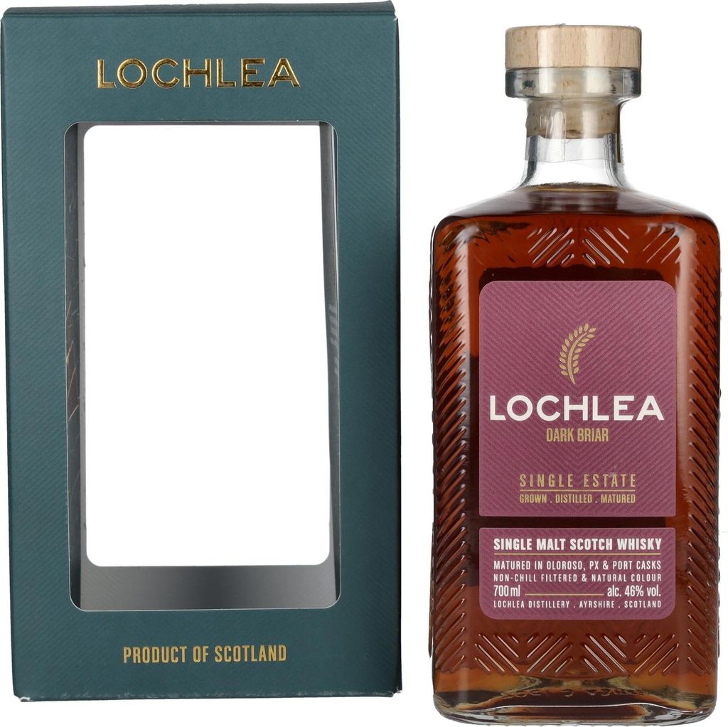 Lochlea DARK BRIAR Single Estate Single Malt Scotch Whisky 46% Vol. 0,7l in Geschenkbox