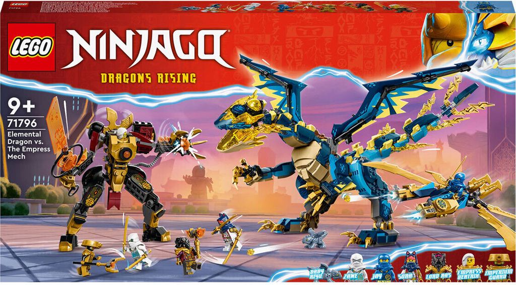 LEGO NINJAGO Smok żywiołu kontra mech cesarzowej, duży Zdjęcie produktu 9