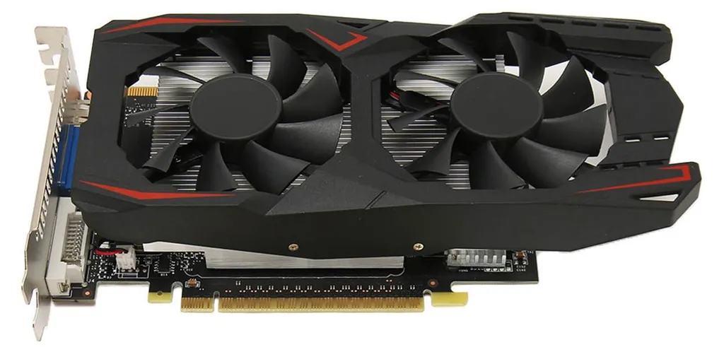Carte Graphique GTX 1050 Ti 4 Go GDDR5 128 Bits avec Double Ventilateur