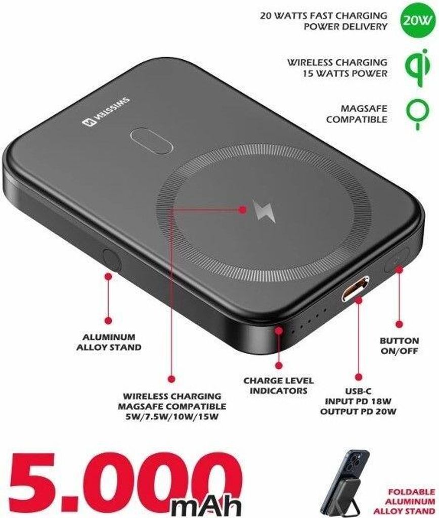 SWISSTEN Powerbank 22013975 146g