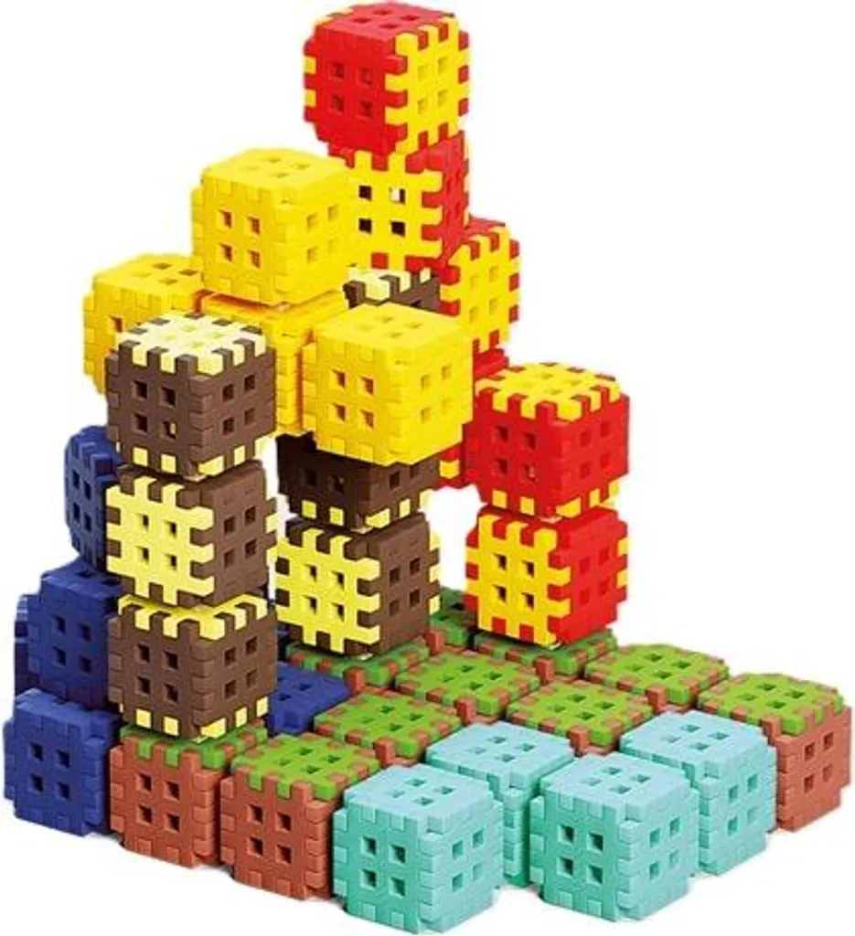 Blocs Waffle Mini 302el 08211 Jeu de Construction Silencieux et Sûr - 2