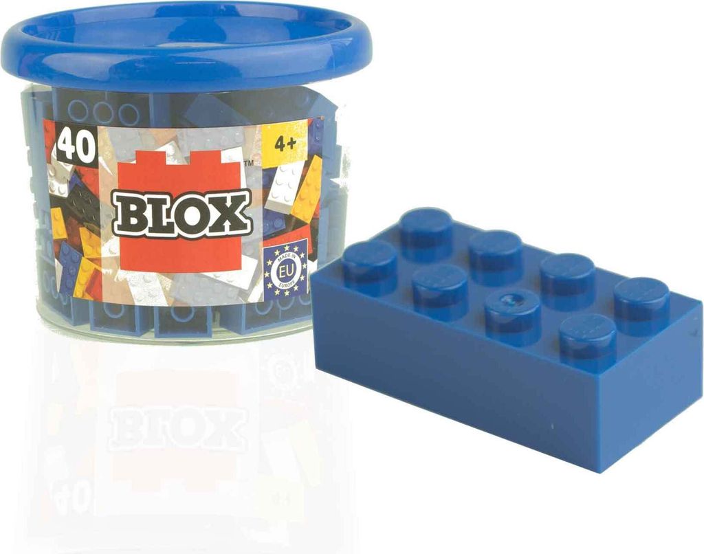 Blox 40 Bausteine Blau