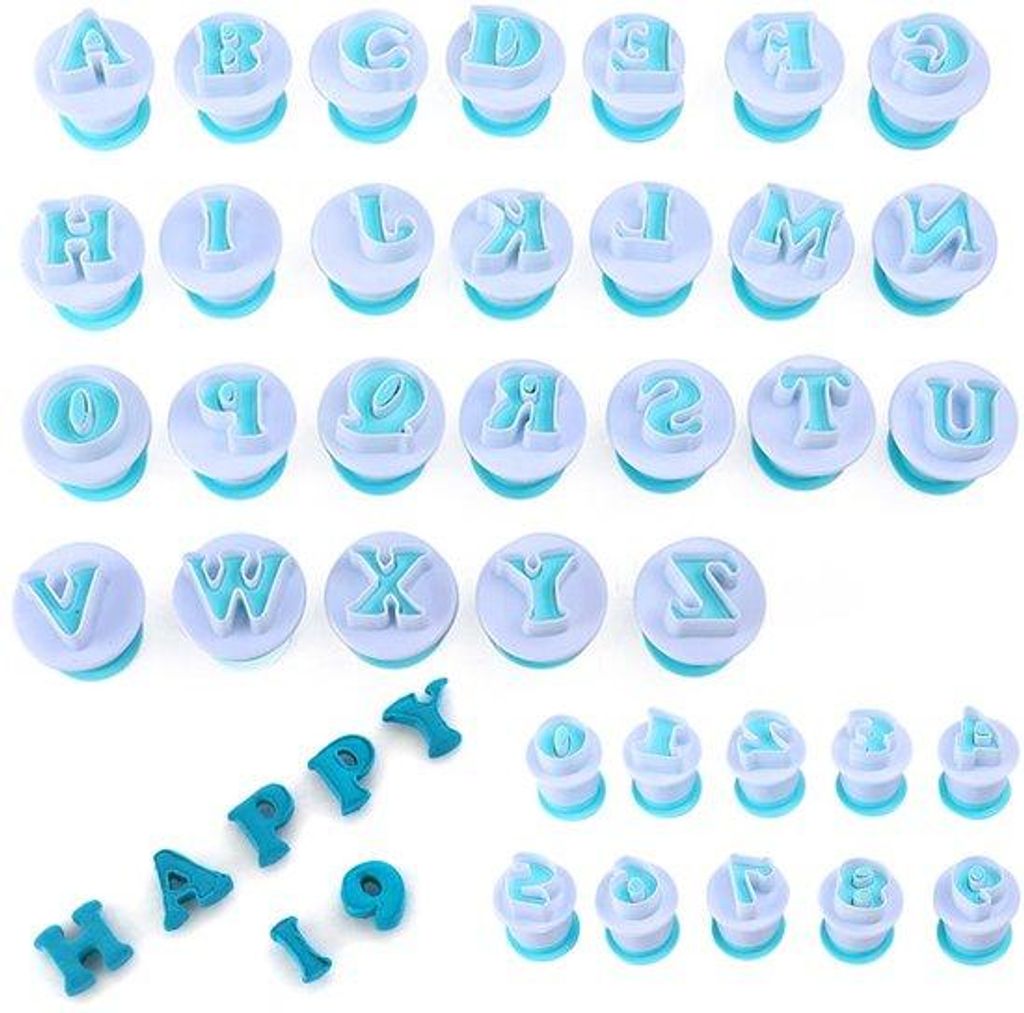 36 Teile Fondant Ausstecher Set Alphabet Taartdekorations Zubehör