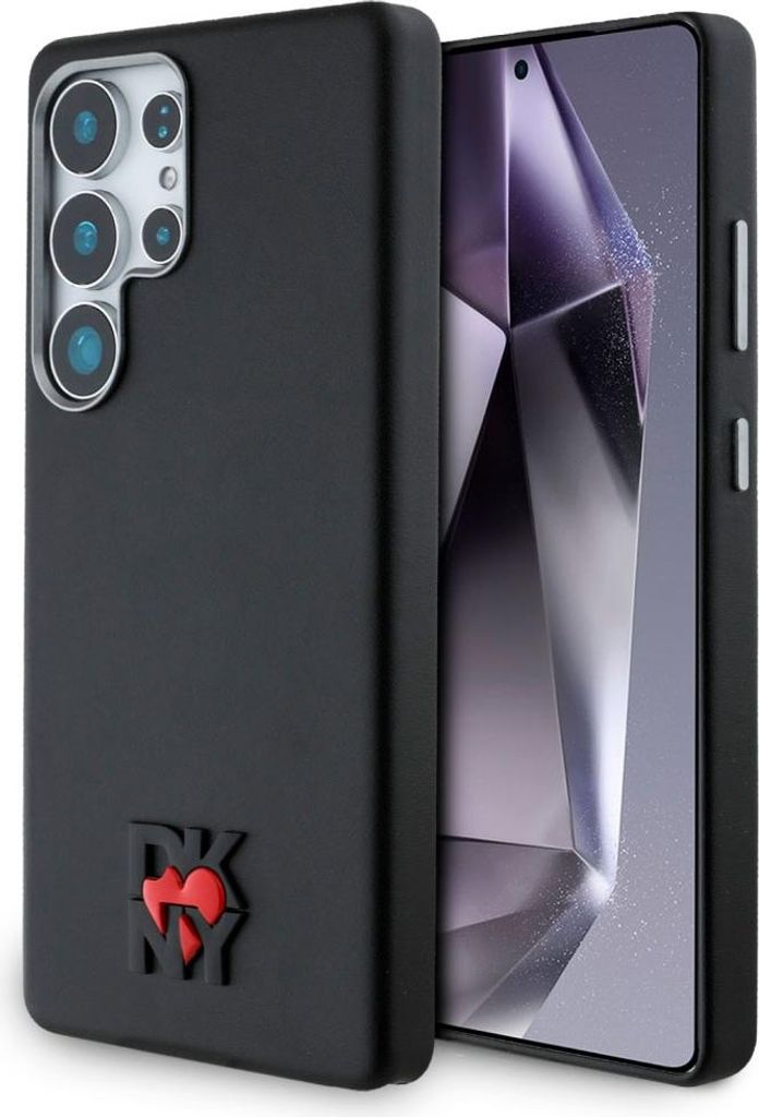 Dkny Lederhülle Heart Of Ny Für Samsung Galaxy S25 Ultra Schwarz
