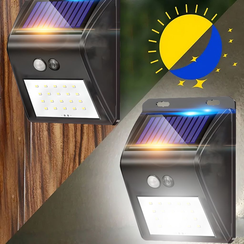 Solarlampen für Außen Bewegungsmelder 20 LED IP64 Produktbild 8