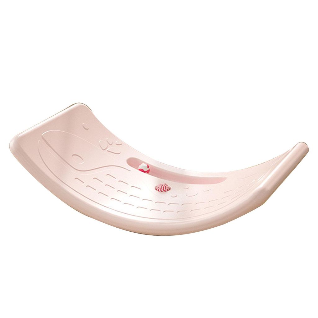 Kinder Wippe Balance Board – Kunststoff Schaukelbrett bis 50 kg Tragkraft, Indoor Bewegungsspielzeug & Geburtstagsgeschenk, Pink