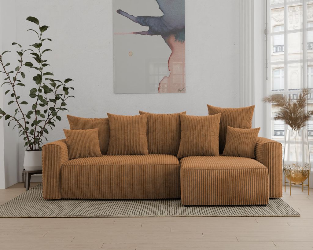 Ecksofa mit Schlaffunktion, ANTONIO DENVER - 238x142x73cm, Produktbild 