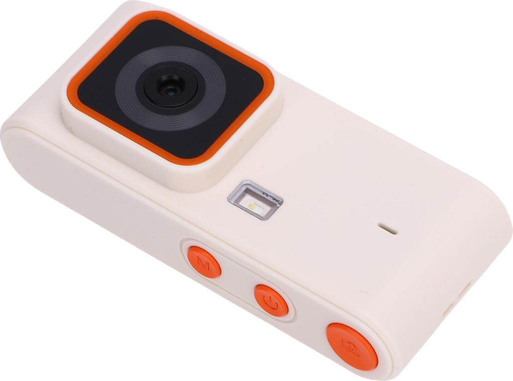 Digitalkamera 1,47-Zoll-Bildschirm FHD 1080P Eingebaute 32G-Karte Autofokus Retro CCD für Anfänger Weiß