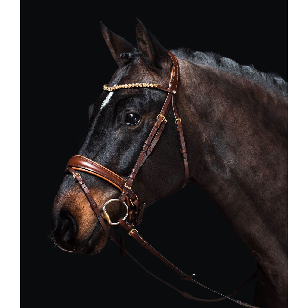 HKM Trense Marrakesh mit Zügeln Dunkelbraun Pony Produktbild 3