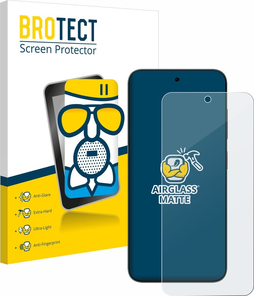 BROTECT Entspiegelungs Schutzglas für ZTE Blade V70 Schutzfolie Panzer Folie Glas Display Schutz matt