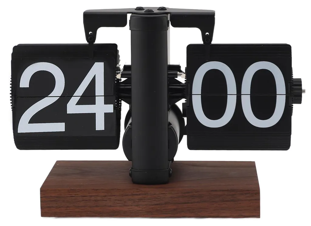 Horloge à clapet numérique rétro de bureau pour décoration intérieure