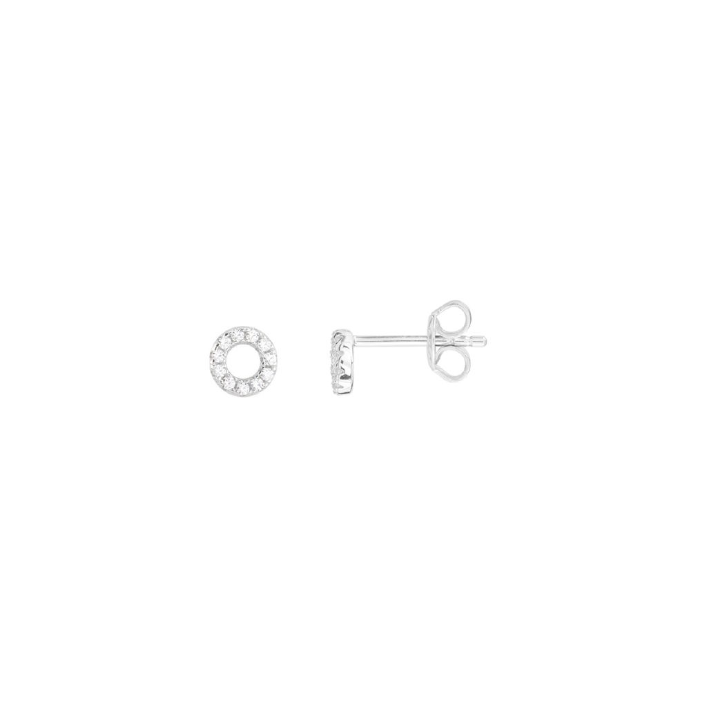 Xenox Damen Ohrstecker Sterling Silber 925 mit Zirkonia - Happy Hour XS3431N