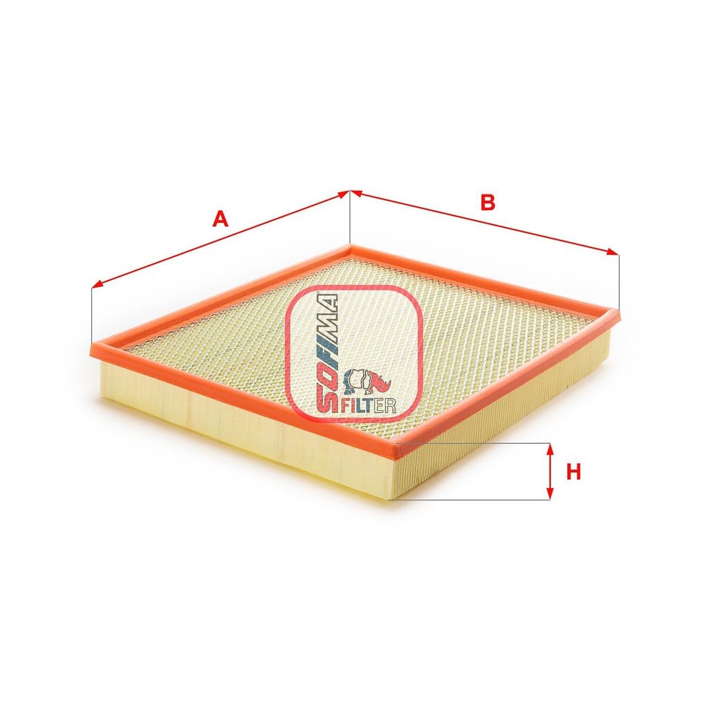 Luftfilter SOFIMA S 1710 A für OPEL Movano Kastenwagen (X70) Filtereinsatz