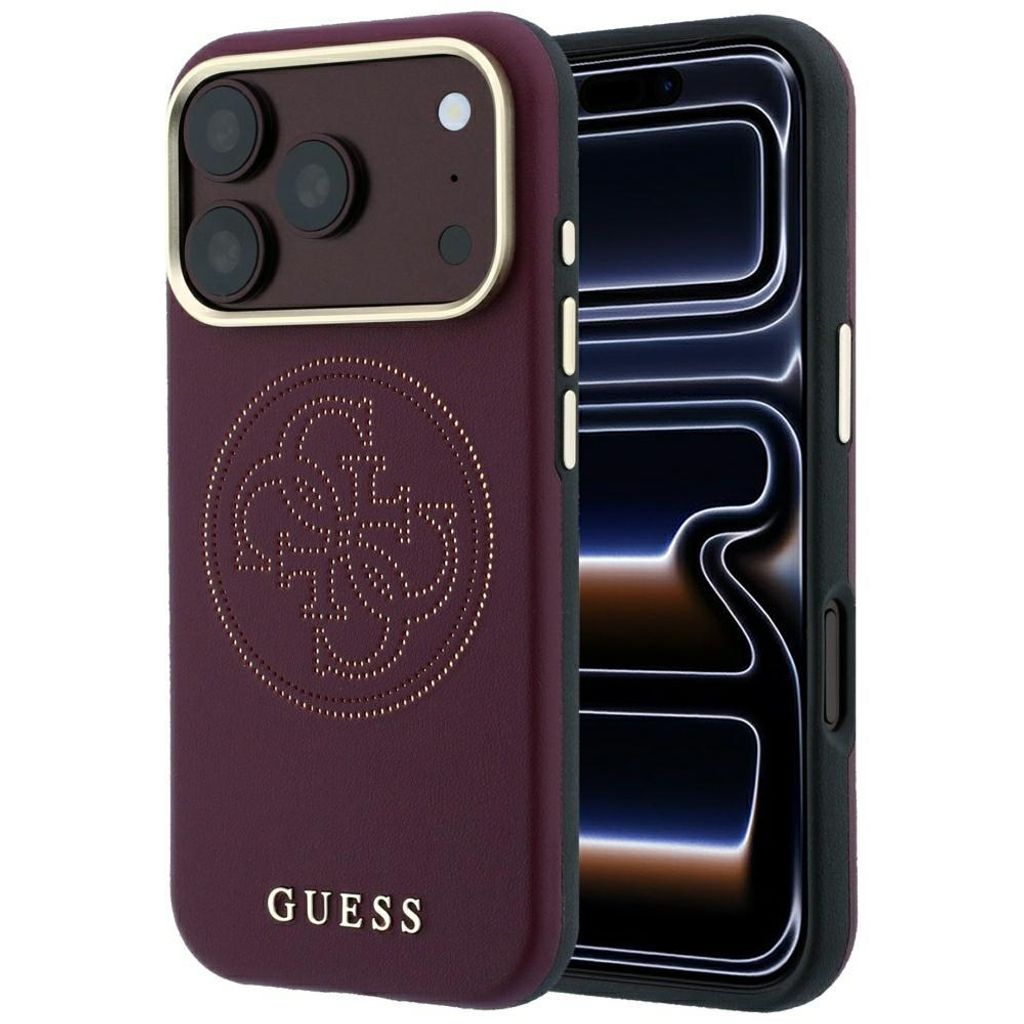 Custodia Guess con logo 4G dorato traforato, colore Immagine del prodotto 