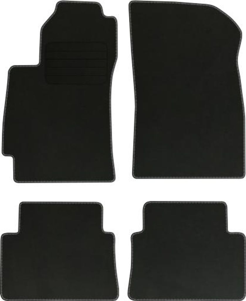 Velours Fußmatten für Daewoo Nubira I Bj. 1999 - 2003 Automatten Passform BASIC