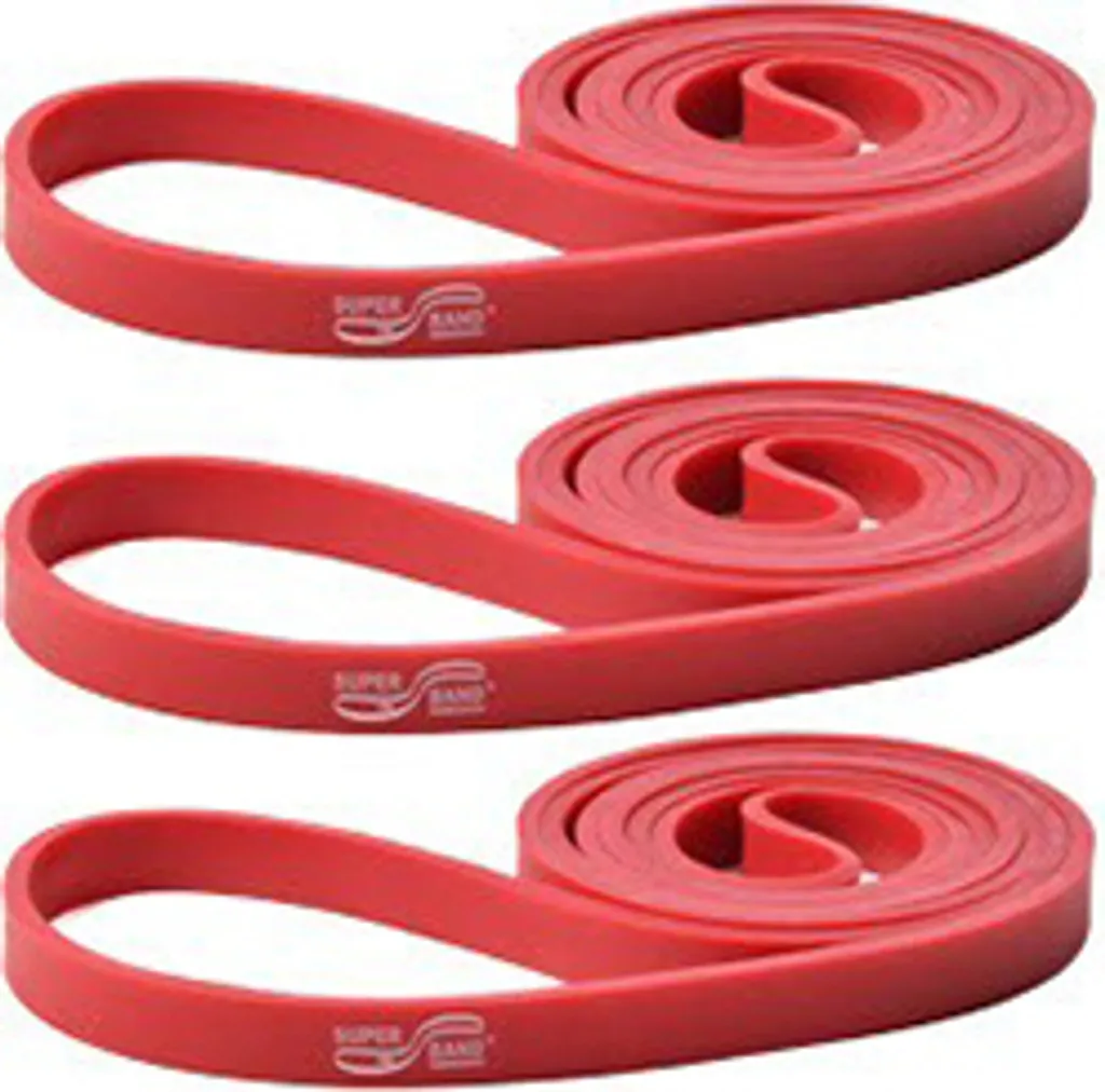 Dittmann 3-pack Superband XLIGHT rouge - Bandes élastiques fitness