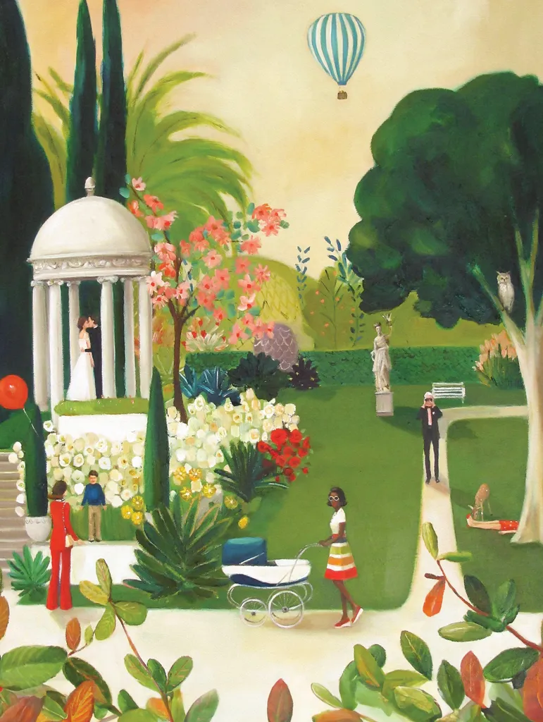 Puzzle Jardin botanique 1000 pièces New York Puzzle Company illustré