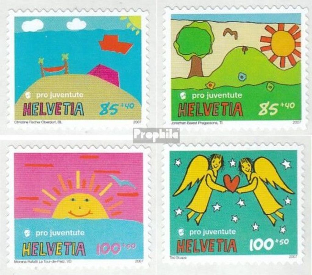 Briefmarken Schweiz 2007 Mi 2031-2034 (kompl.Ausg.) Produktbild 