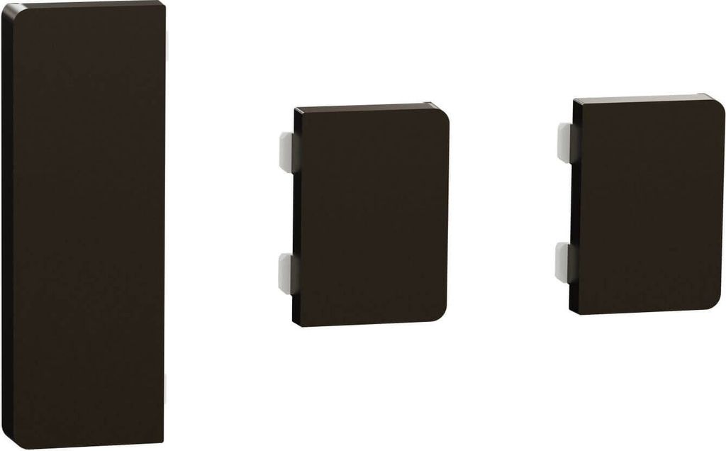 Merten MEG6193-6052 Tastsensor Flex, KNX, System Design, 3fach, Wippe, Moccametallic