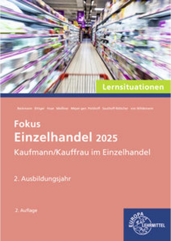 Fokus Einzelhandel 2025 Lernsituationen, 2. Ausbildungsjahr Immagine del prodotto 