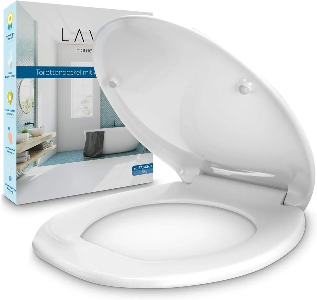 Siège WC Lavur Universel : Fini les Chocs et la Casse jusqu'à 250 kg