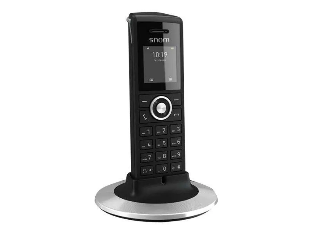 Snom M25 Téléphone IP DECT Noir Anti-Interférence avec Écran Couleur - 2