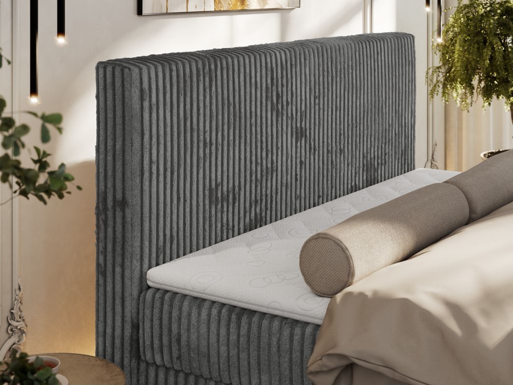 MKS MEBLE Boxspringbett Cord 160x200, Polsterbett Bett Produktbild 2