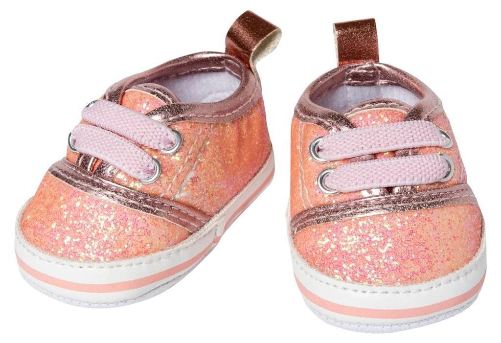 Heless Puppen-Glitzer-Sneakers, rosa, Gr. 30-34 cm Produktbild 