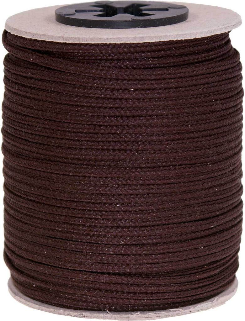 50 Meter Polyesterschnur Flechtschnur 2mm, 8-fach geflochten, Kumihimo Flechten