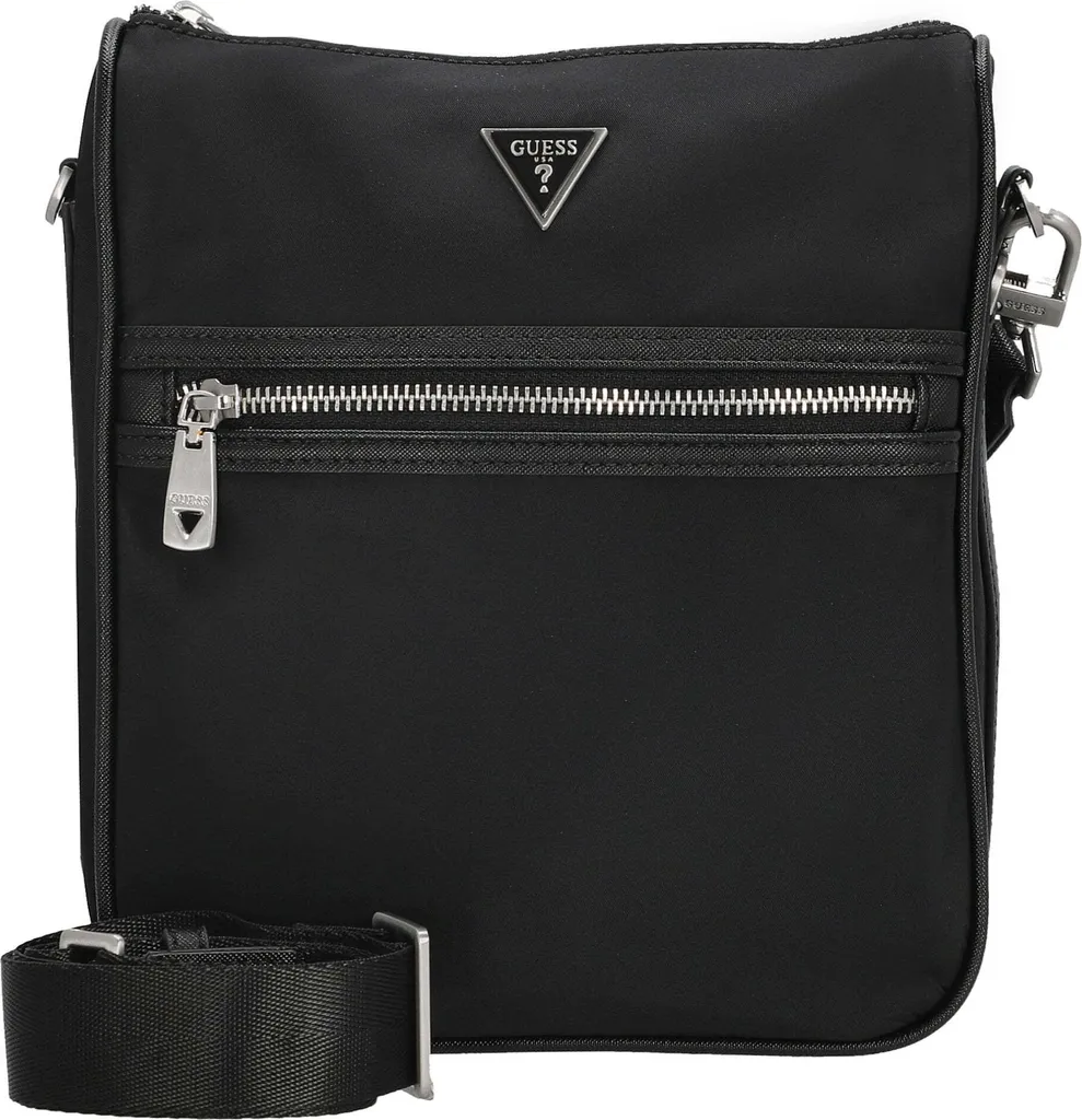 Petit sac porté croisé Guess Milano noir - Sacoche femme chic et luxe