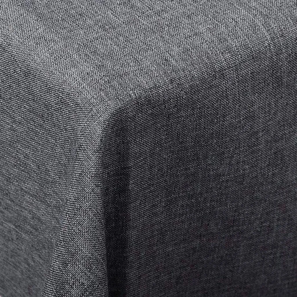 Nappe de table grise pour salon - Protection imperméable 110 x 140 cm