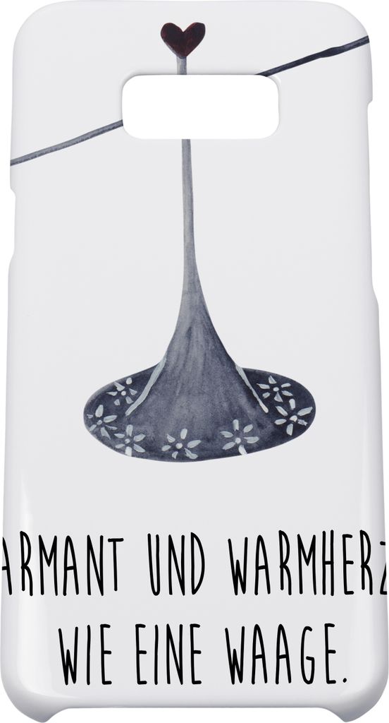 Mr. & Mrs. Panda Samsung Galaxy S8 plus Handyhülle Sternzeichen Waage - Weiß - Geschenk, Biene, Hummel, Handy, Cover, Gleichgewicht, Handycover, ...