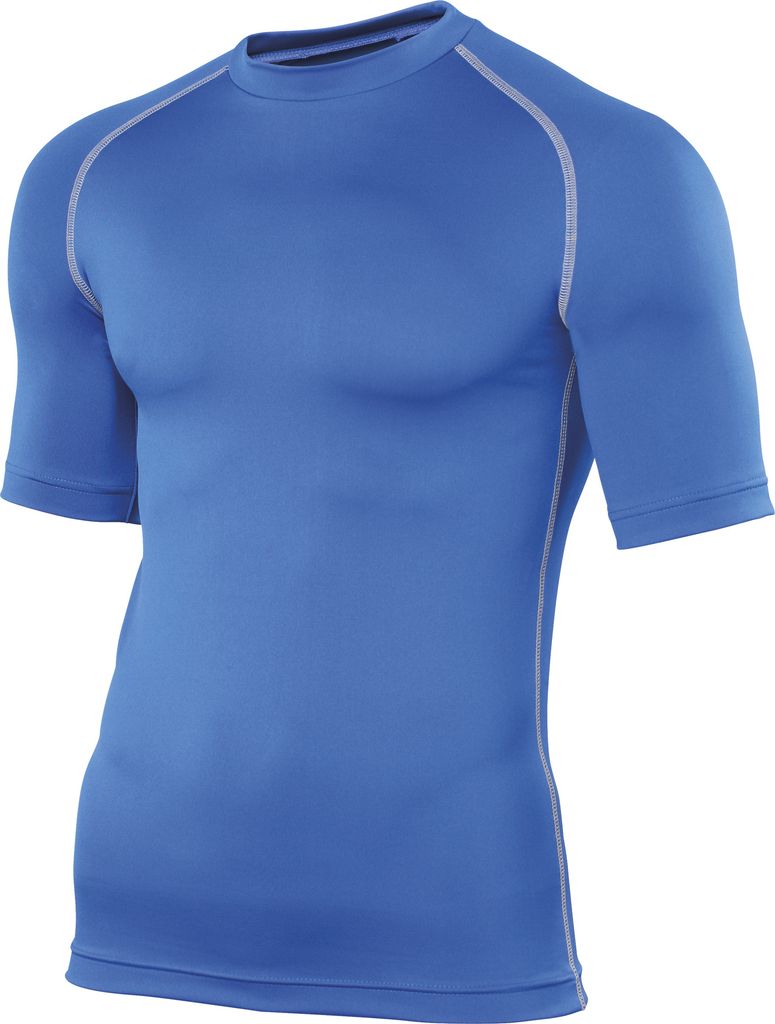 Rhino Herren Base Layer Sport-Unterhemd / Sport-T-Shirt, Kurzarm RW1277 (L/XL) (Königsblau)