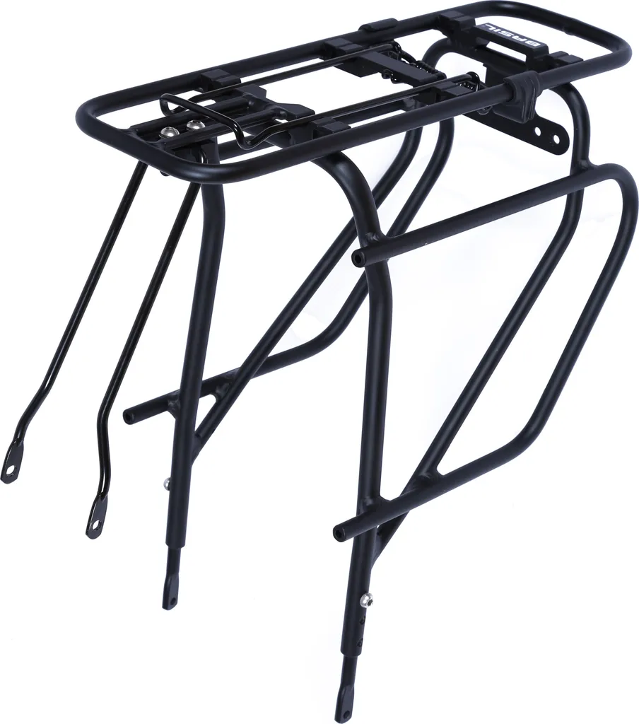 Porte-bagages vélo pour sacoches MIK Basil 26/28 pouces en alu noir