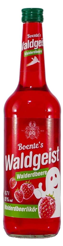 Boente Waldgeist Walderdbeerlikör Produktbild 