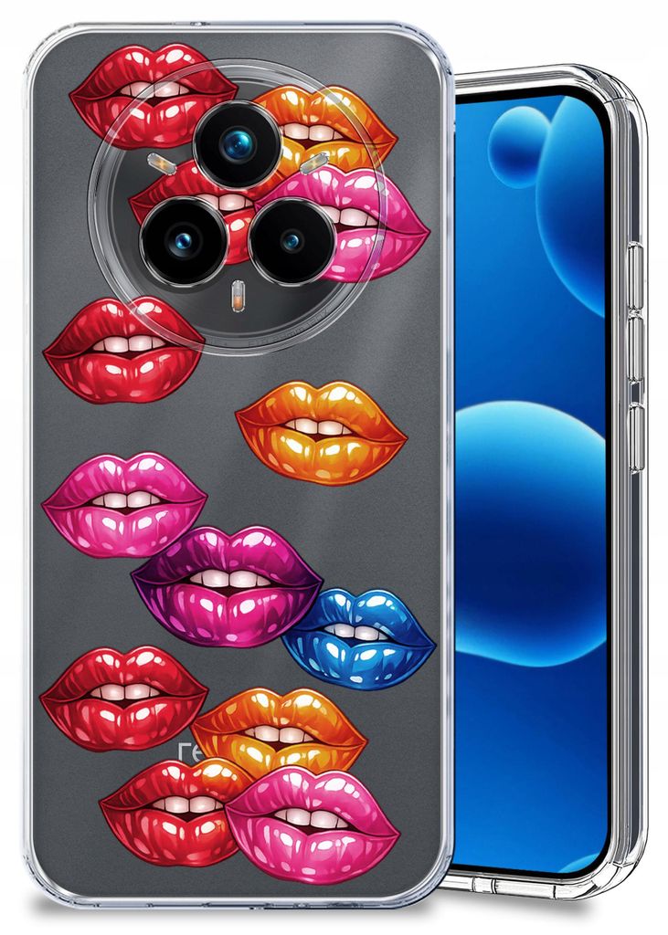 Hülle für Realme 14 Pro+ Plus 5G – Modische, coole, niedliche und farbenfrohe Designs – Transparente Hülle