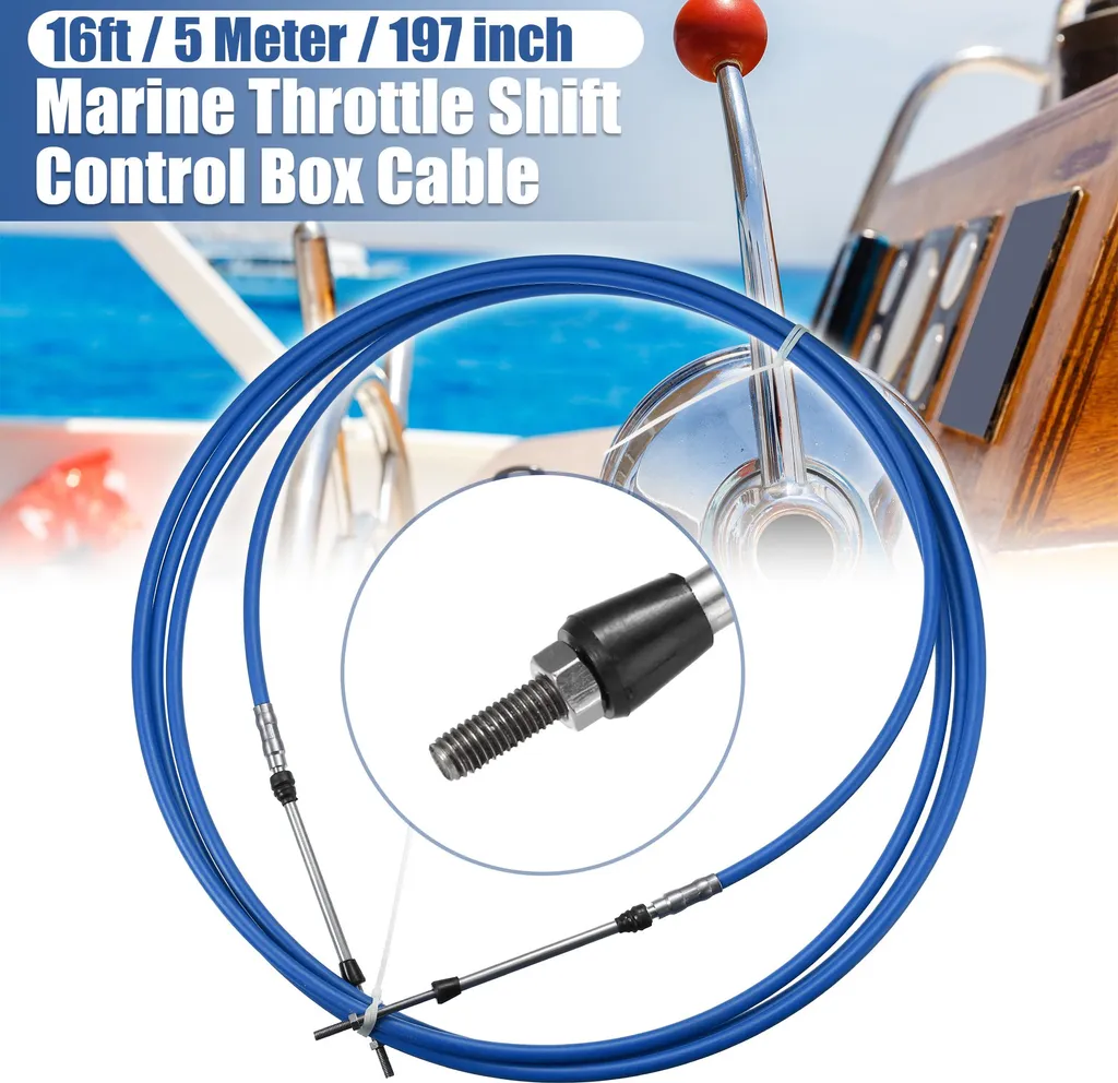 Câble de Contrôle Bleu 16 Pieds Haute Résistance pour Vitesse et Gaz