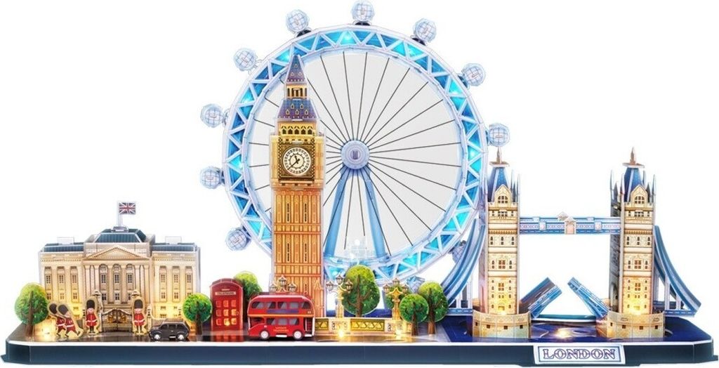 CubicFun City Line London LED, 107 kusov, Budovy, 10 rok / Obrázok produktu 