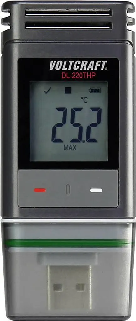 VOLTCRAFT DL-220THP: Registratore Dati Temperatura e Pressione USB