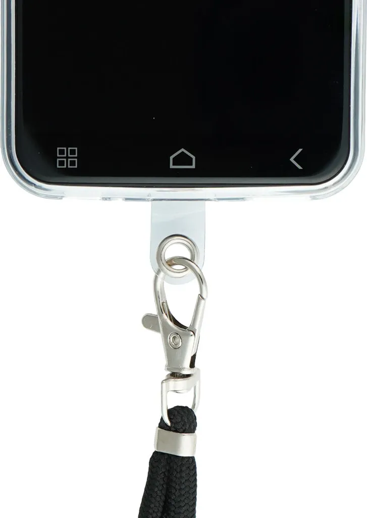 Custodia in TPU caseroxx compatibile con Emporia SMART.ME7 / 7lite / 7mini, con cinturino da collo in rosso in TPU