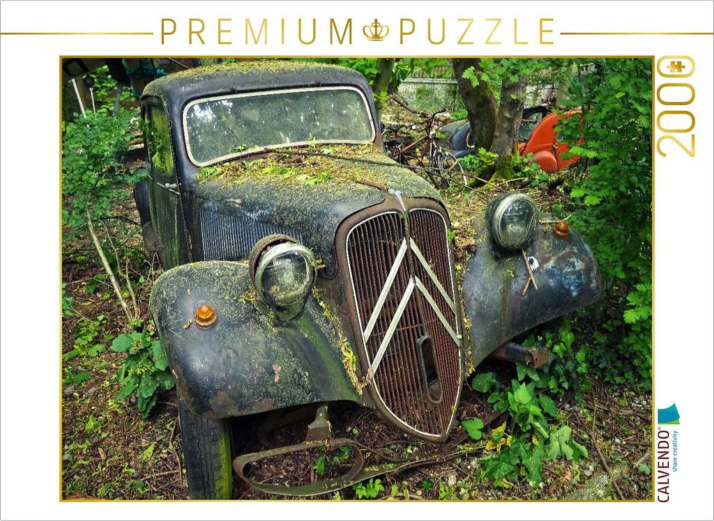 CALVENDO Puzzle Citroen 2000 Teile Puzzle quer | 2000 Teile Lege-Größe 90x67cm Foto-Puzzle für glückliche Stunden