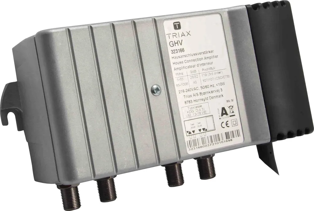 TRIAX Amplificateur Antenne TV 40 dB Haute Puissance 1 Pièce