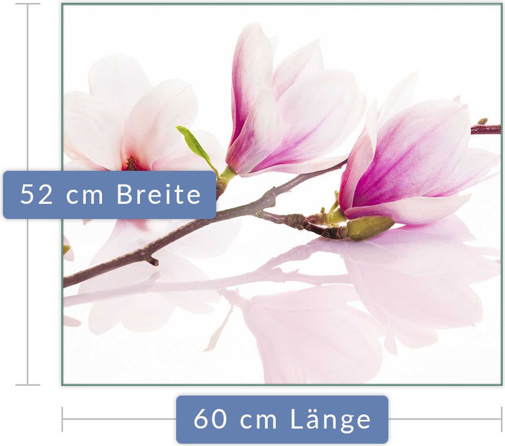 Herdabdeckplatte Abdeckung Glaskeramikfeld Abdeckplatte 1-Teilig 60x52 Rosa Schutz