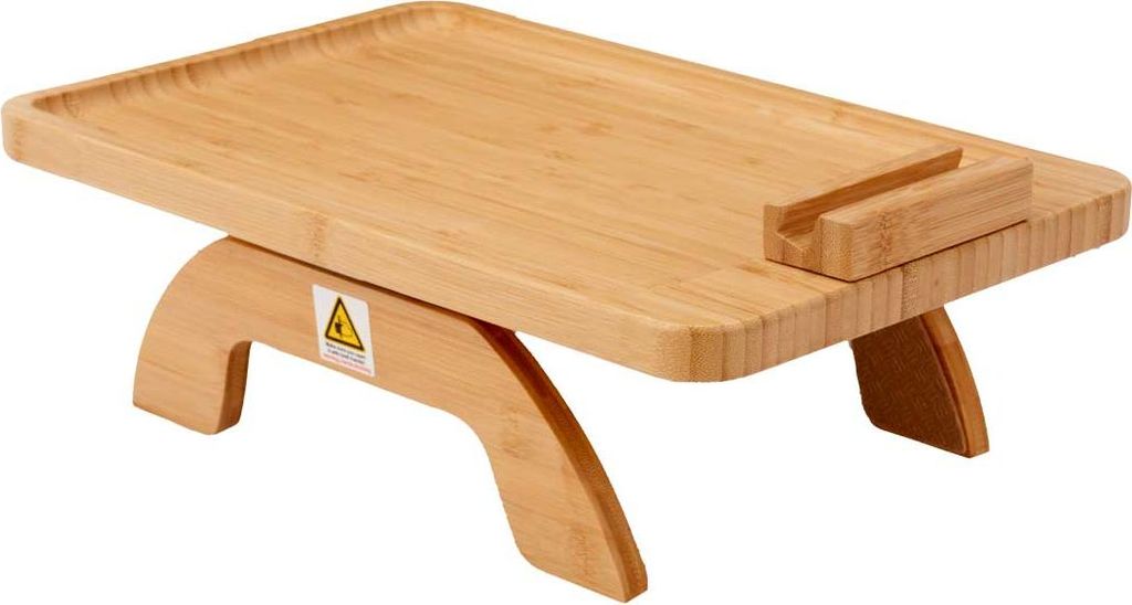 KINVARA | Sofabutler - Sofatablett - 35 x 25 cm - Bambus - Couchbutler - Rechteck