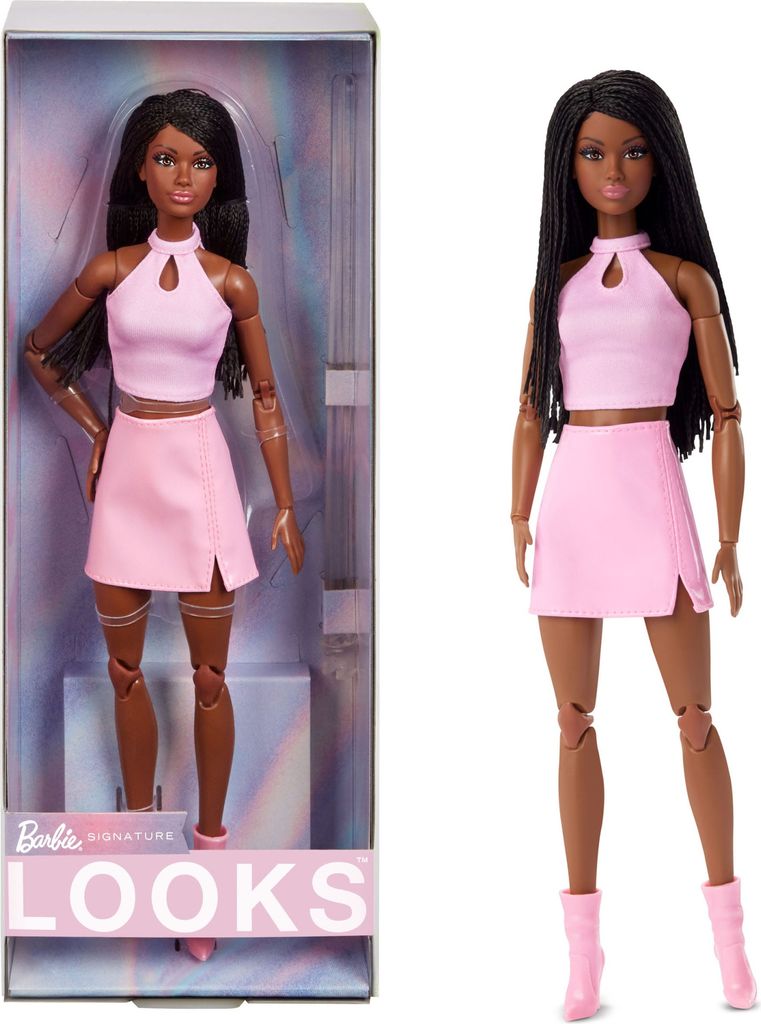 Barbie Signature Barbie Looks 21 Alta, trecce, abito con