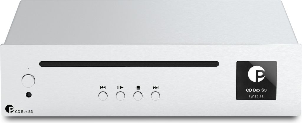 Pro-Ject CD Box S3, 1,33 kg, Silber, Professional CD player