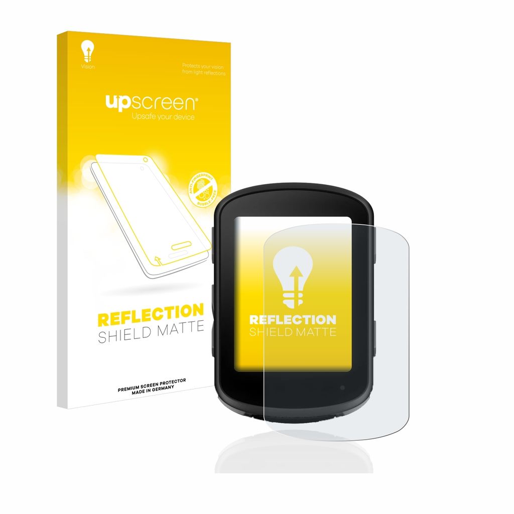 upscreen Schutzfolie für Garmin Edge 540 Displayschutz Displayschutzfolie Folie Matt Entspiegelungsfolie
